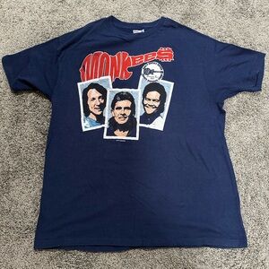 ❌SOLD❌Vintage 1987 The Monkees Dark Blue Tour T-Shirt Sz XL USA